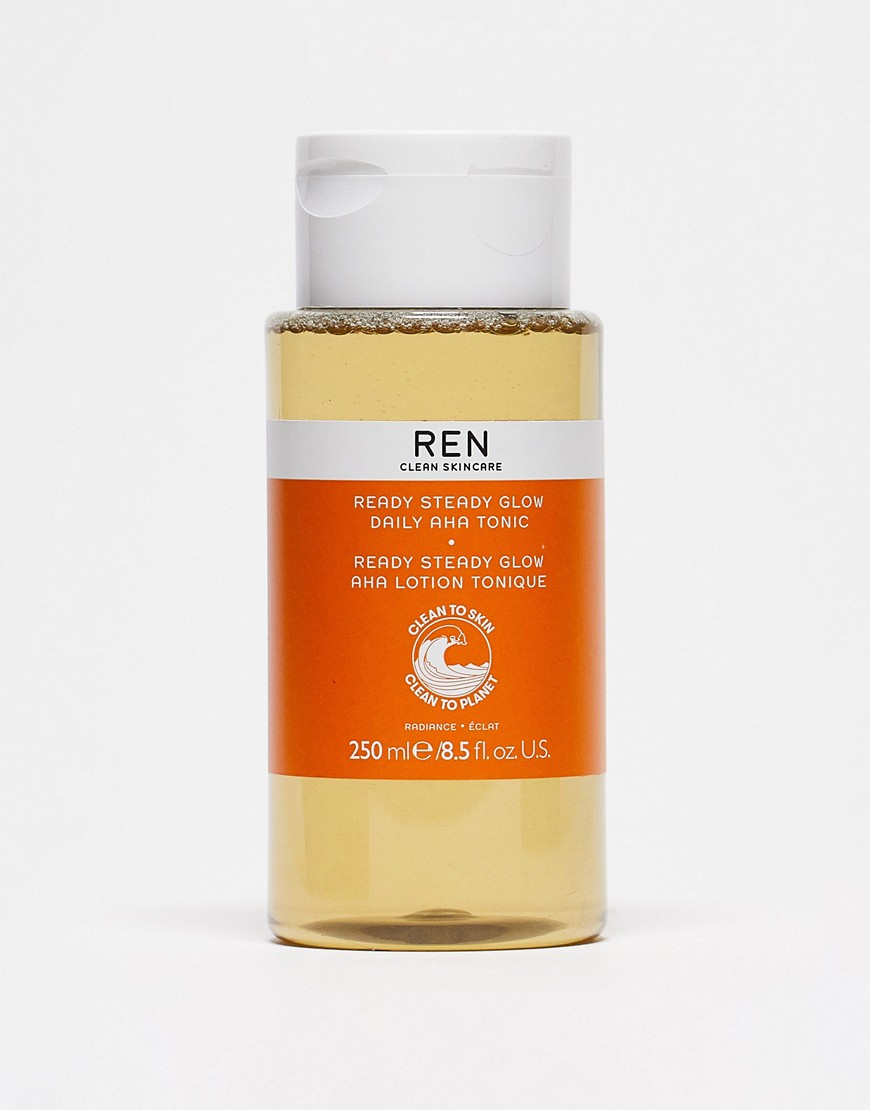 Shop Ren Clean Skincare Ready Steady Glow Daily Aha Tonic 8.5 Fl Oz-no Color