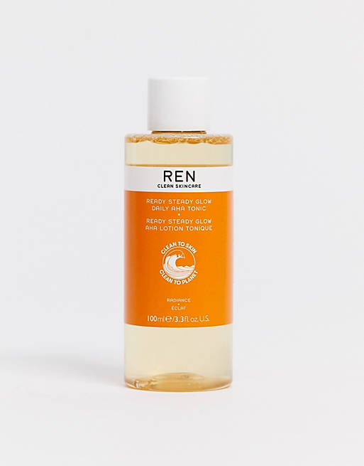 REN Clean Skincare Ready Steady Glow Daily AHA Tonic with Lactic Acid 100ml