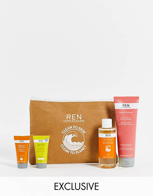 REN Clean Skincare x ASOS Exclusive - Hero Kit - Huidverzorgingsset BESPAAR 28%