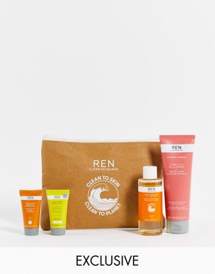 REN Clean Skincare x ASOS *Exclusive* Hero Kit SAVE 28%