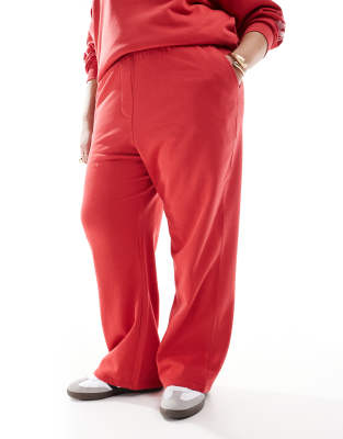 RENEE STUDIO PLUS EXCLUSIVE CONTRAST TIE WAIST SWEATPANTS 