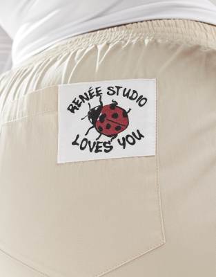 RENEE STUDIO PLUS EXCLUSIVE ELASTIC WAISTBAND LONGLINE SHORTS 