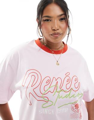 Renee Studio Plus Exclusive Logo Graphic T-shirt