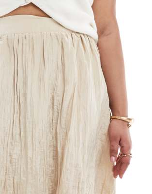 Renee Studio Plus Exclusive Textured Bubble Midi Skirt