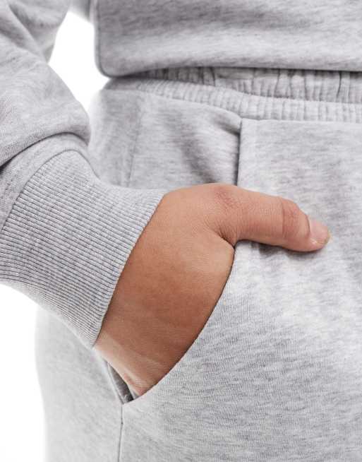 Renee Studio Plus - Grå maxinederdel i joggingstof med løbesnor - Del af sæt - Kun hos ASOS, 4 af 5