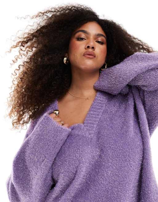 Renee Studio Plus x Michelle Nayla exclusive tinsel v neck
