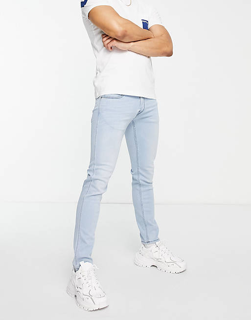 Replay Anbass slim jeans in light blue | ASOS