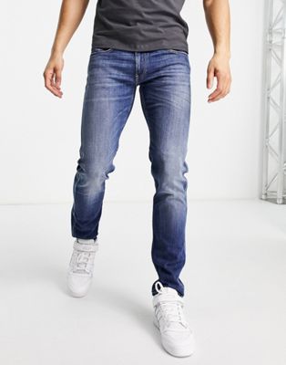Replay Anbass slim jeans in mid blue