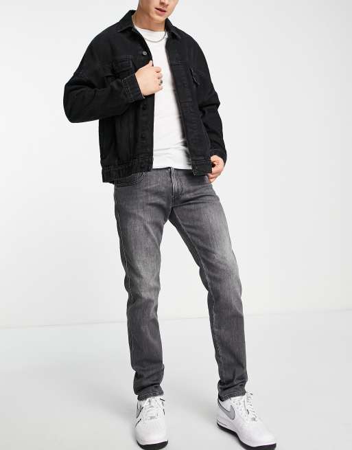 Replay Anbass slim jeans in mid grey