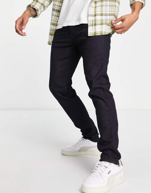 Replay - Anbass - Smalle jeans in donkerblauw