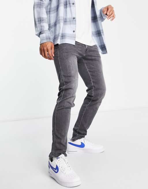 kleding stof Leuren Op maat Replay - Anbass - Smalle jeans in grijs | ASOS