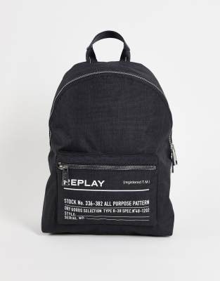 Replay backpack in black