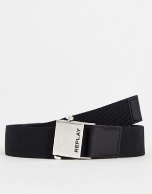 Replay belt in black