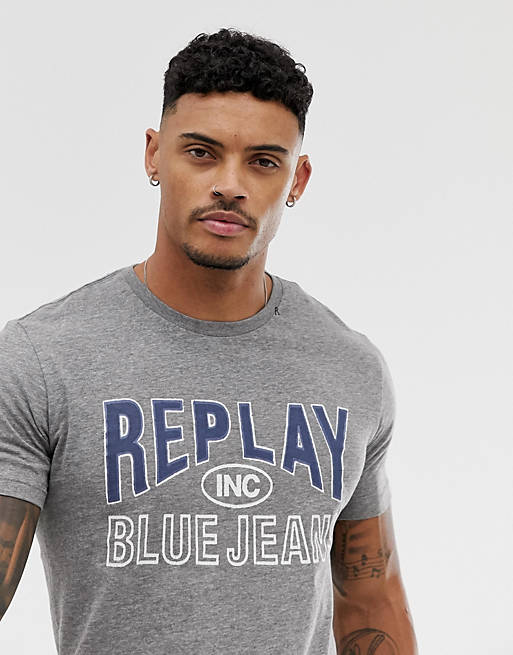 Blue Jeans gray | in ASOS t-shirt printed Replay