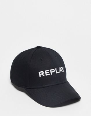 Replay cap in black