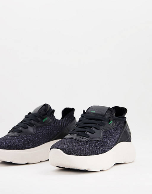 Replay chunky trainers in black with white sole