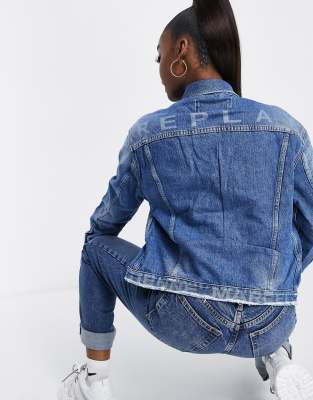 replay hyperflex denim jacket