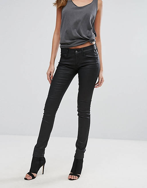 Replay Coated Skinny Jean with Zip Pocket | ASOS