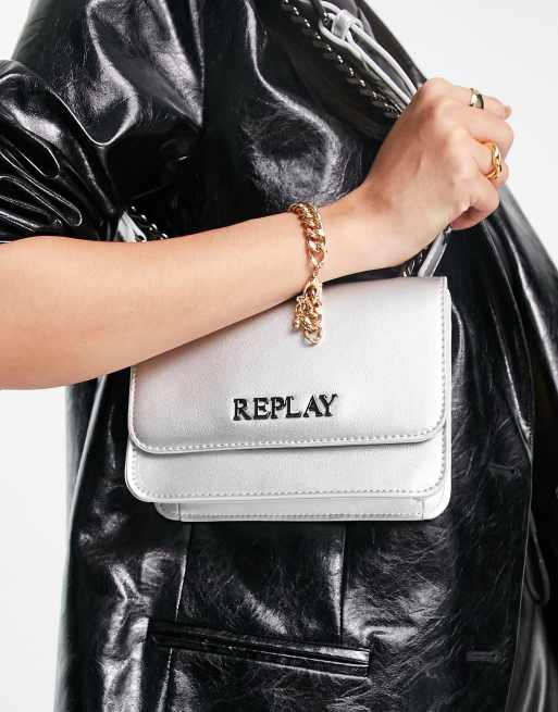 Replay best sale silver bag