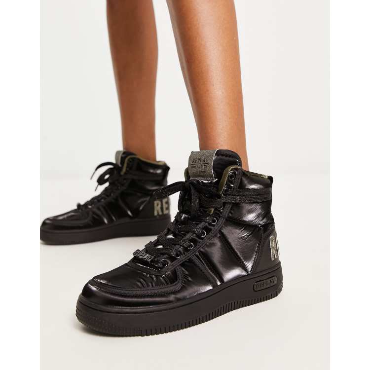 REPLAY, Black Women's Sneakers