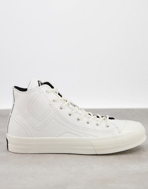 Replay high top trainers in white