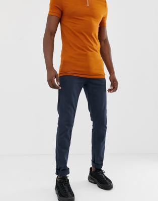 Replay Hyperflex chinos in navy Navy