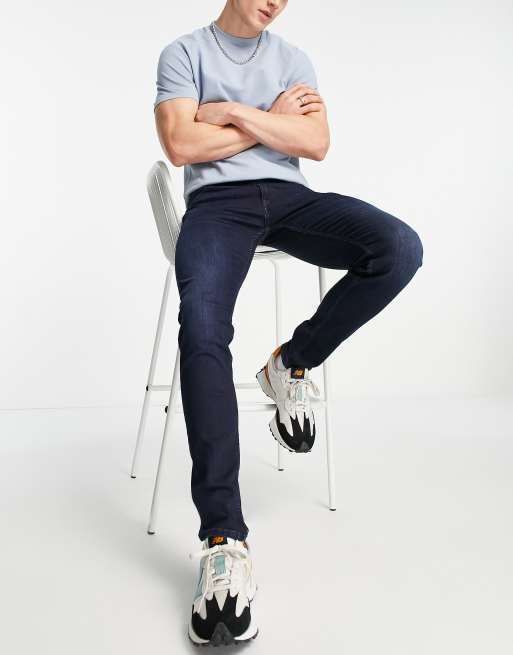 Replay – Jondrill – Enge Jeans in Dunkelblau