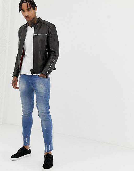 Replay Men's Leather Jacket 