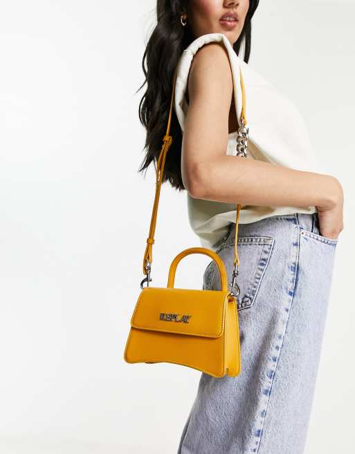 Yellow over the store shoulder bag