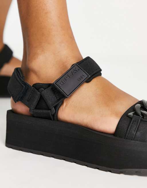 Replay hot sale platform sandals