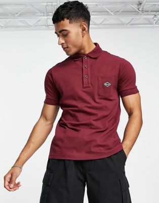 Replay polo in red