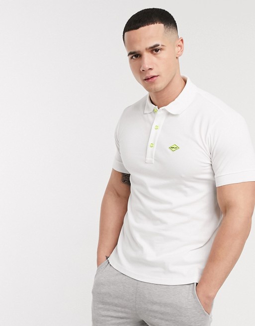 Replay polo shirt in white
