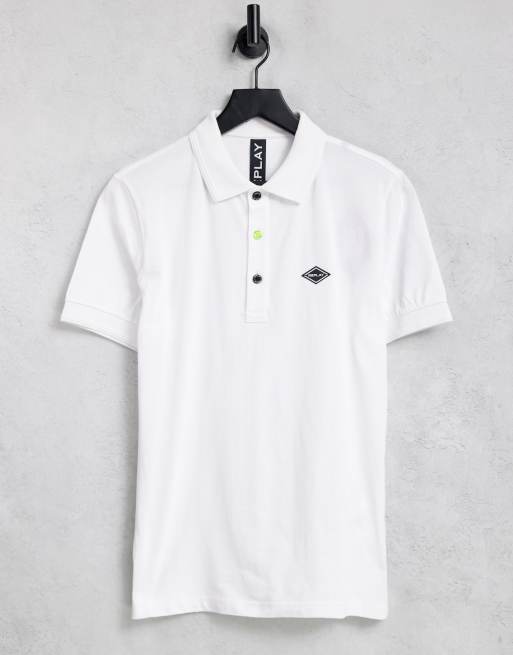 Replay – Poloshirt in Weiß
