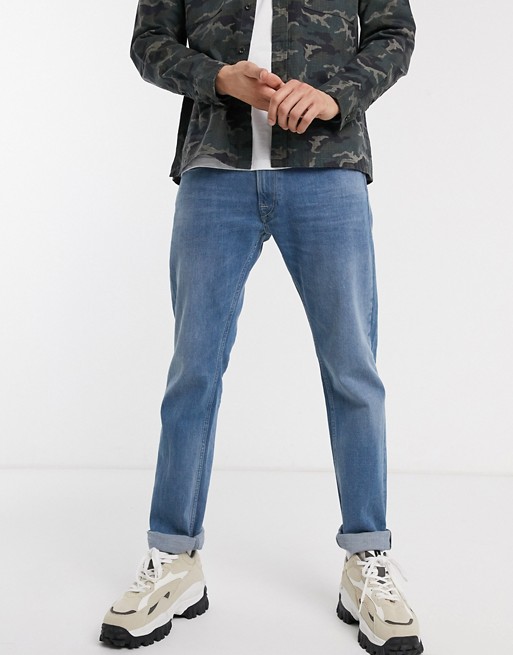 Replay Rocco regular fit jeans in light wash