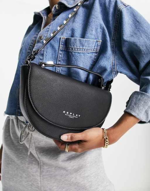 Replay shoulder bag in black