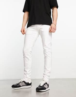 Replay Skinny fit jeans in White  - ASOS Price Checker