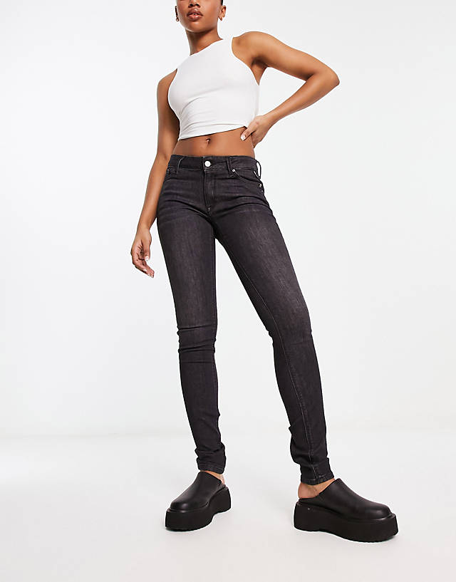 Replay - skinny jean in washed black