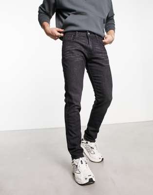 Replay Slim fit jeans in black - ASOS Price Checker