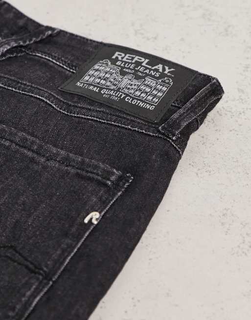 Replay black denim W32 L30