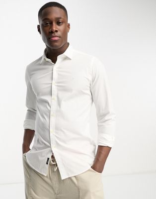 Replay slim fit shirt in white