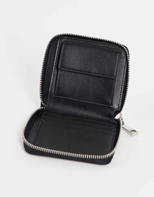 REPLAY Portafoglio Uomo In Pelle Nera - Modello Compatto Con Scomparto Monete E 3 Tasche Per Carte - 4