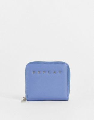 Replay small purse in blue