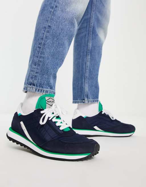 Replay – Sneaker in Marineblau