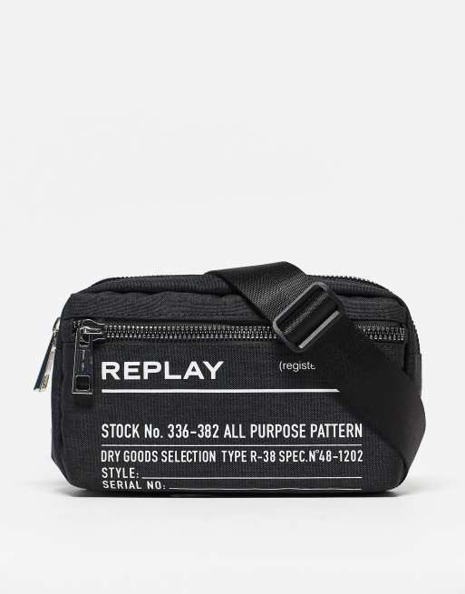 Replay - Sort bæltetaske