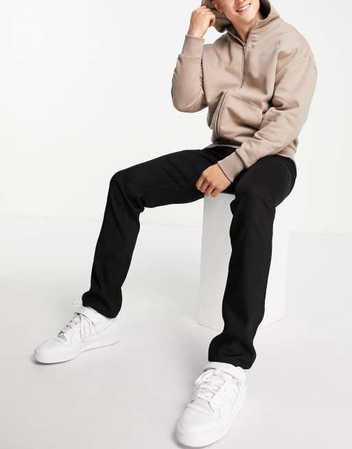 Replay - Sorte jeans i lige pasform