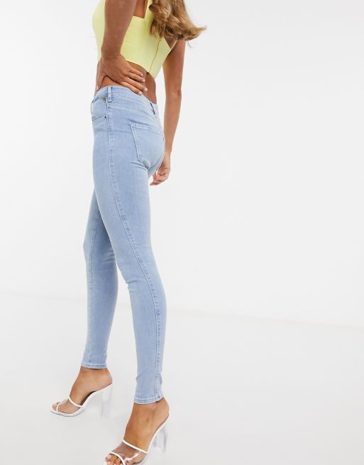 ziel Vluchtig Opwekking Replay - Stella - Skinny jeans in lichtblauw | ASOS