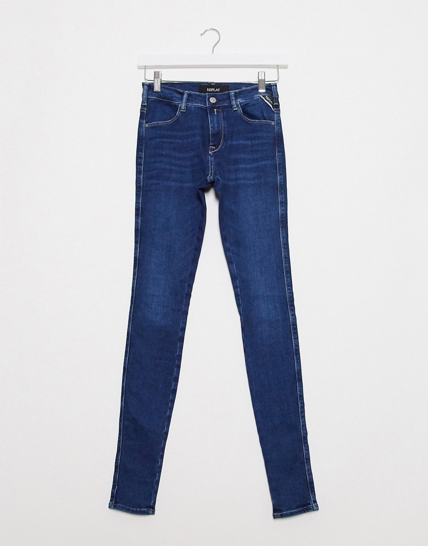 Replay – Stella – Superskinny jeans med power stretch-Ingen färg