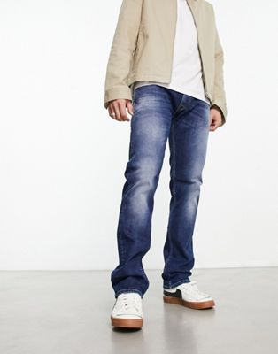 Replay straight fit jeans in blue