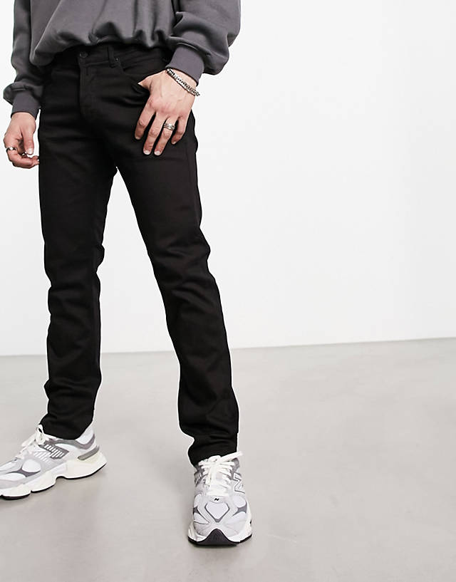 Replay - straight leg jeans in black