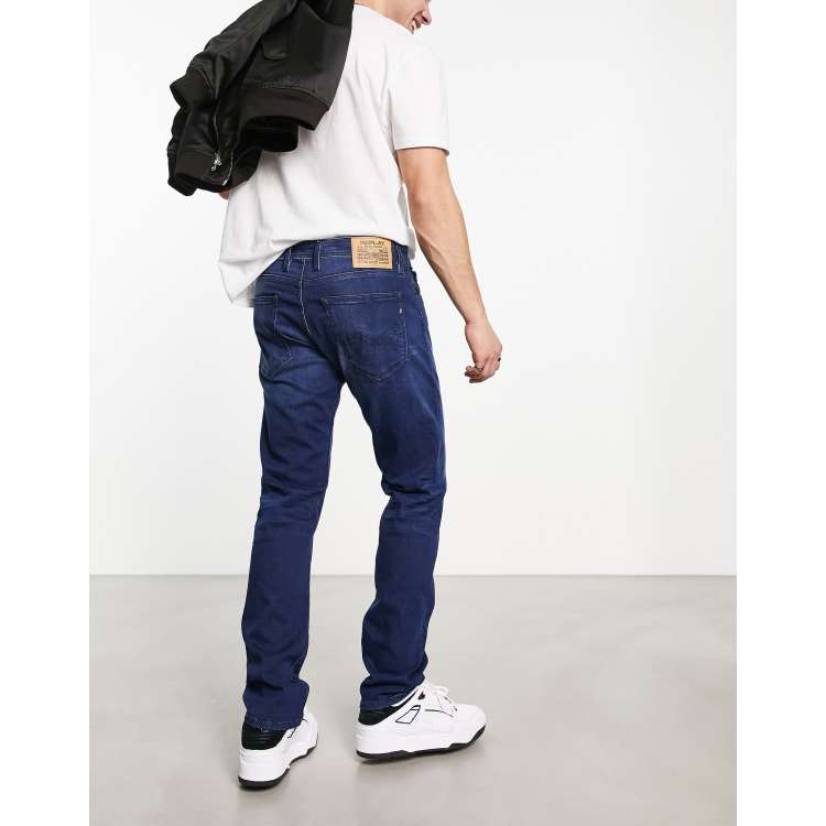 Replay straight best sale leg jeans